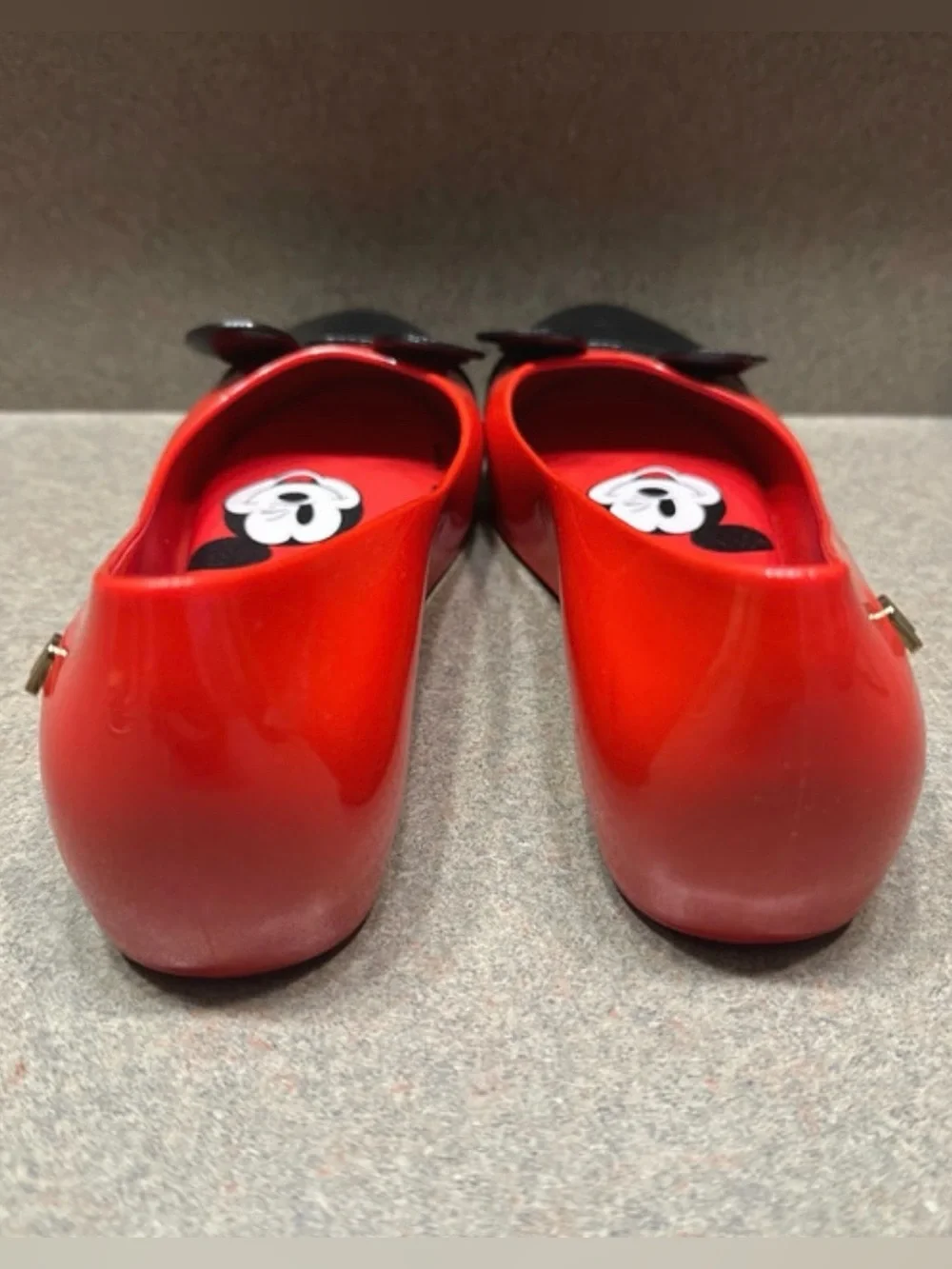 Mini Melissa Ultragirl + Mickey and Friends Red Ballet Flats